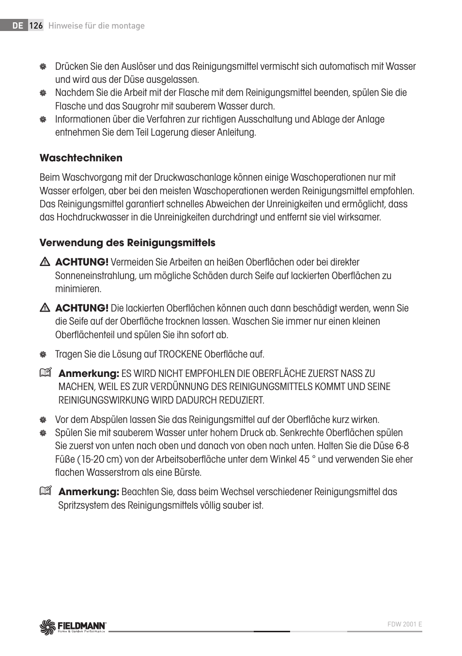 Fieldmann FDW 2001-E User Manual | Page 126 / 302