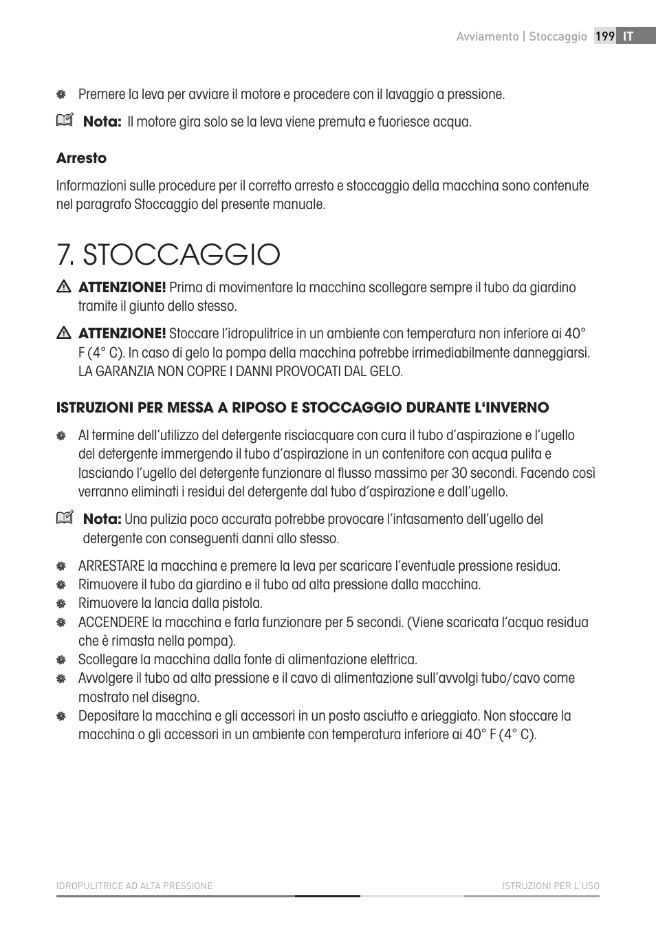 Stoccaggio | Fieldmann FDW 2001-E User Manual | Page 199 / 302