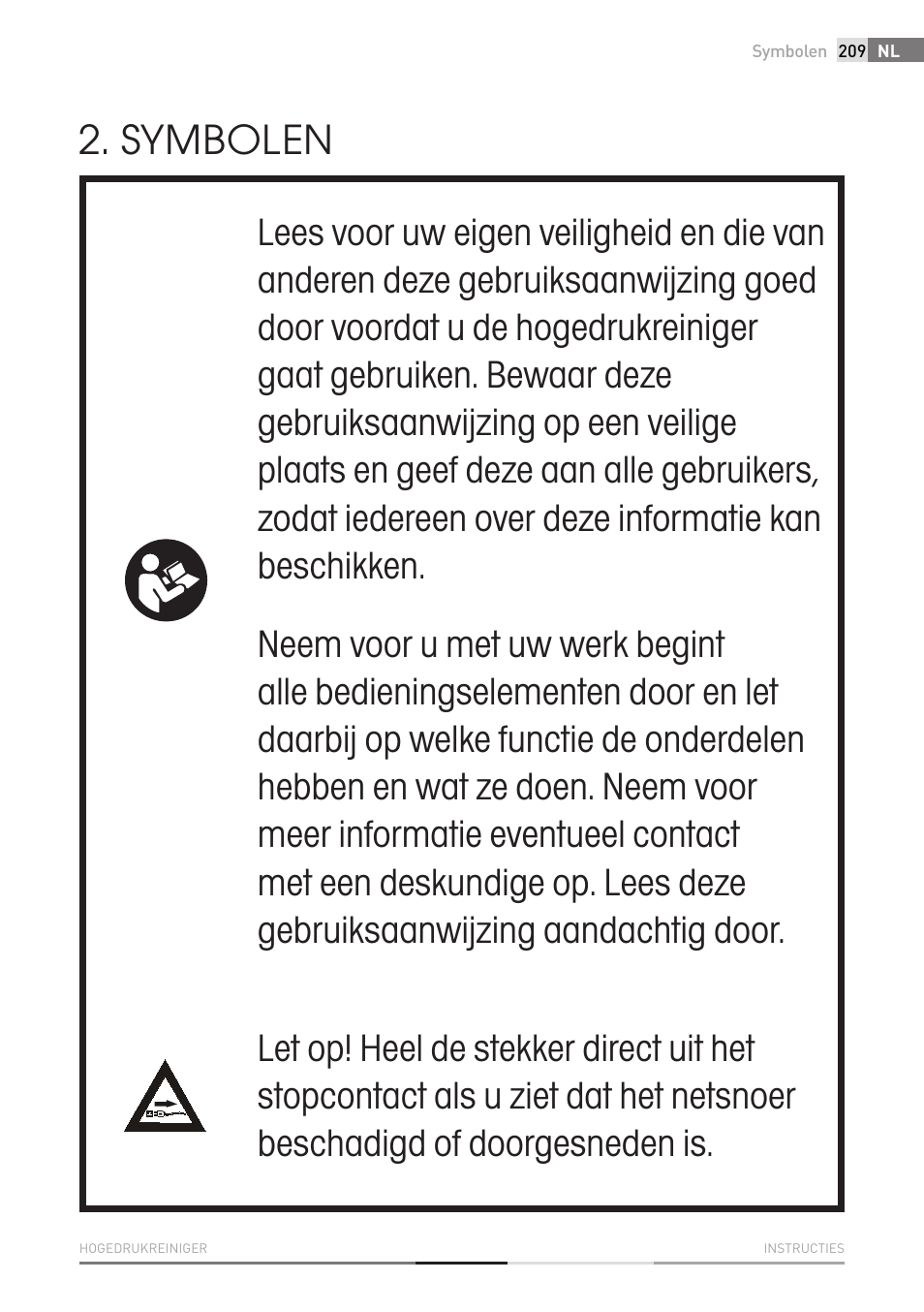 Symbolen | Fieldmann FDW 2001-E User Manual | Page 209 / 302