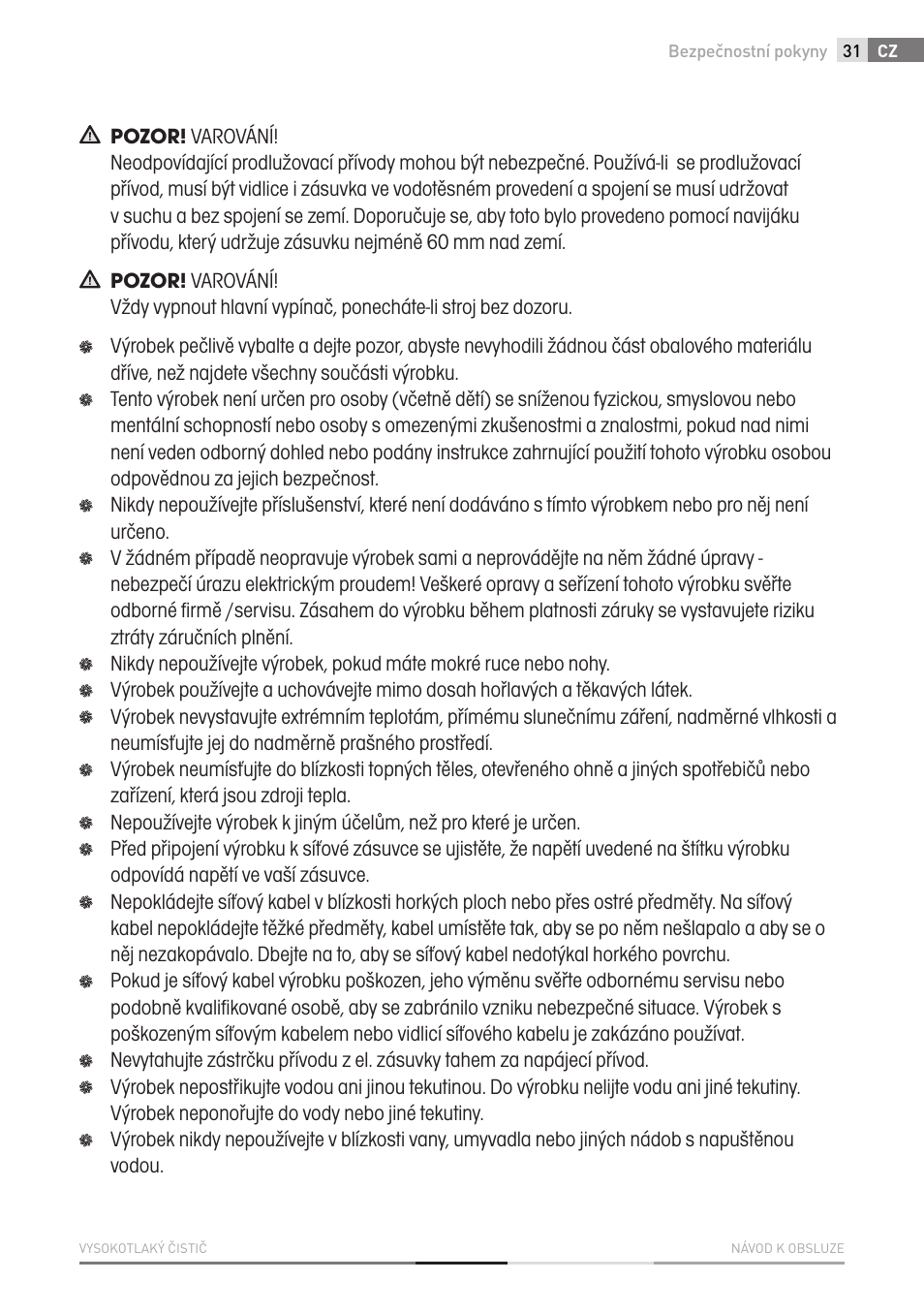 Fieldmann FDW 2001-E User Manual | Page 31 / 302