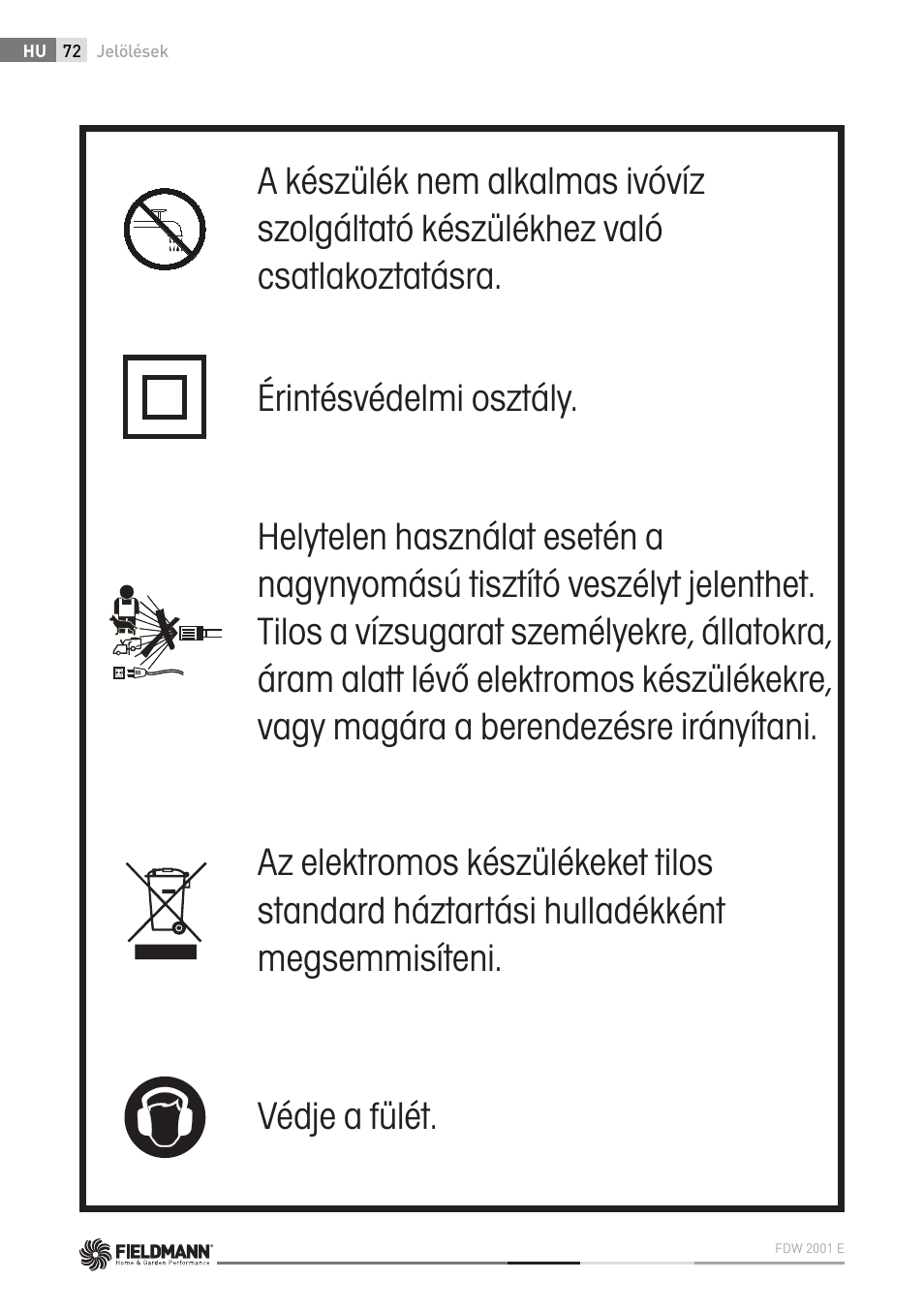 Fieldmann FDW 2001-E User Manual | Page 72 / 302