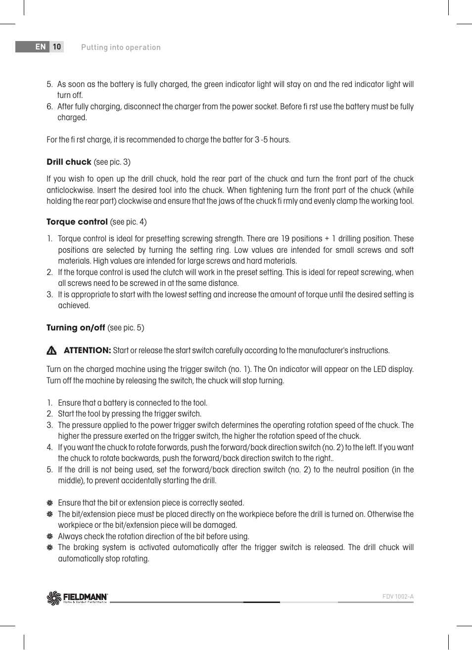 Fieldmann FDV 1002-A User Manual | Page 10 / 114