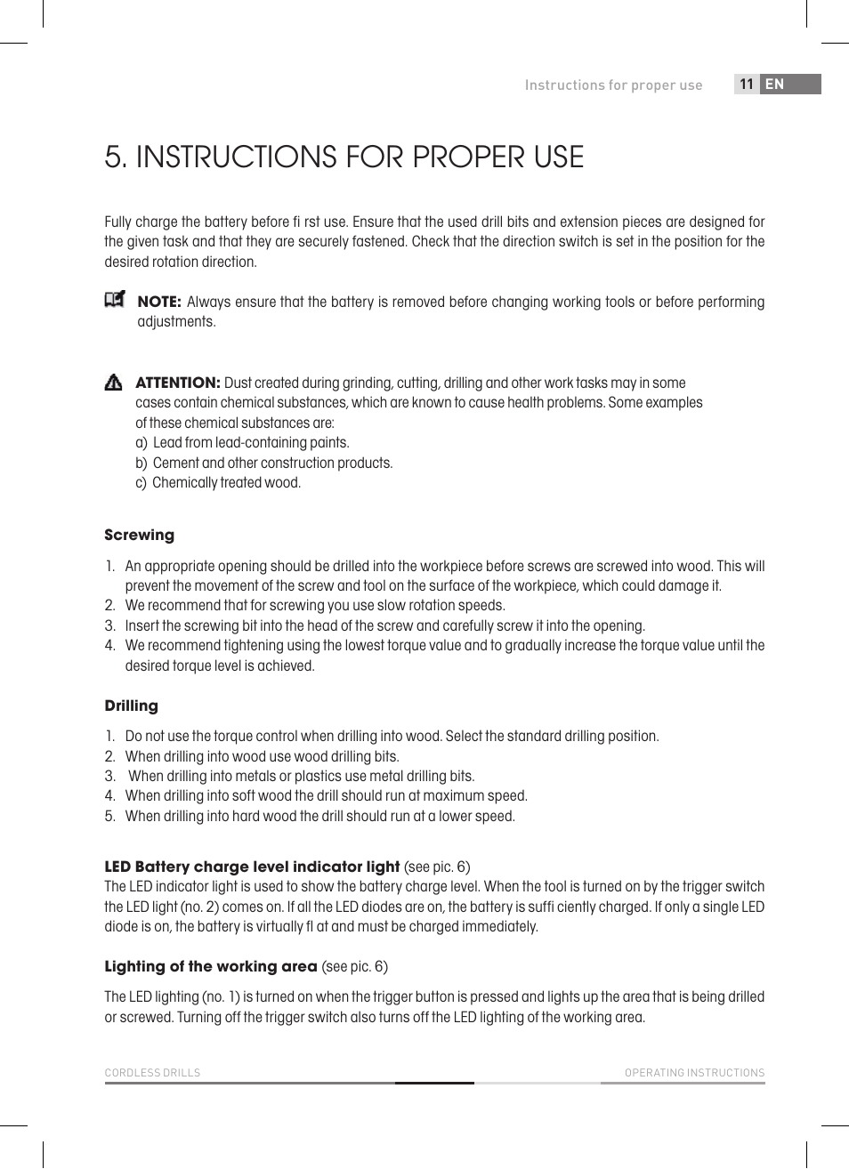 Instructions for proper use | Fieldmann FDV 1002-A User Manual | Page 11 / 114