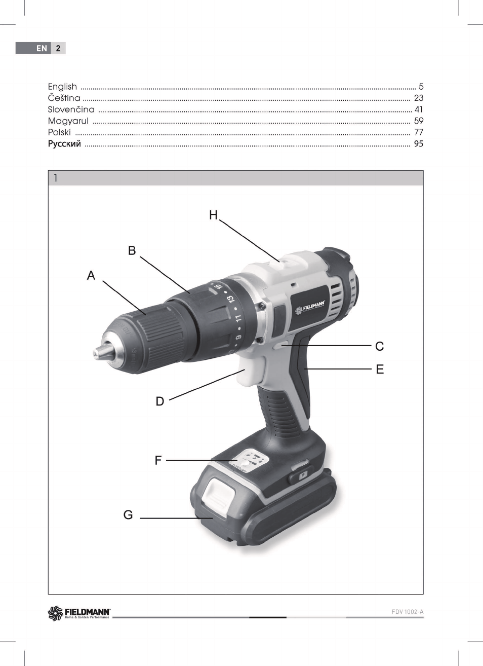 Fieldmann FDV 1002-A User Manual | Page 2 / 114