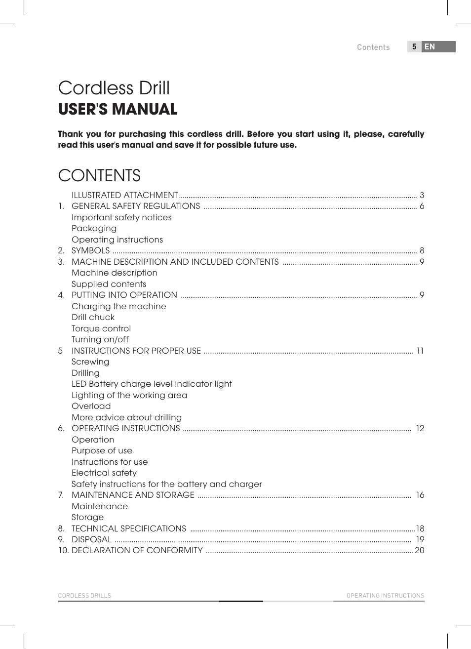 Fieldmann FDV 1002-A User Manual | Page 5 / 114