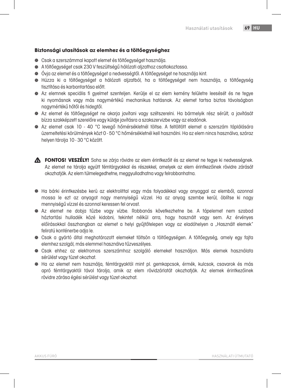 Fieldmann FDV 1002-A User Manual | Page 69 / 114