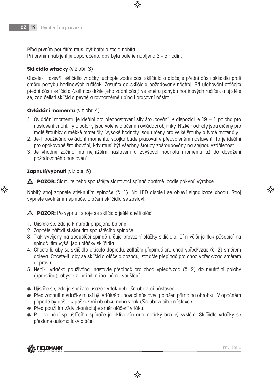 Fieldmann FDV 1001-A User Manual | Page 20 / 100