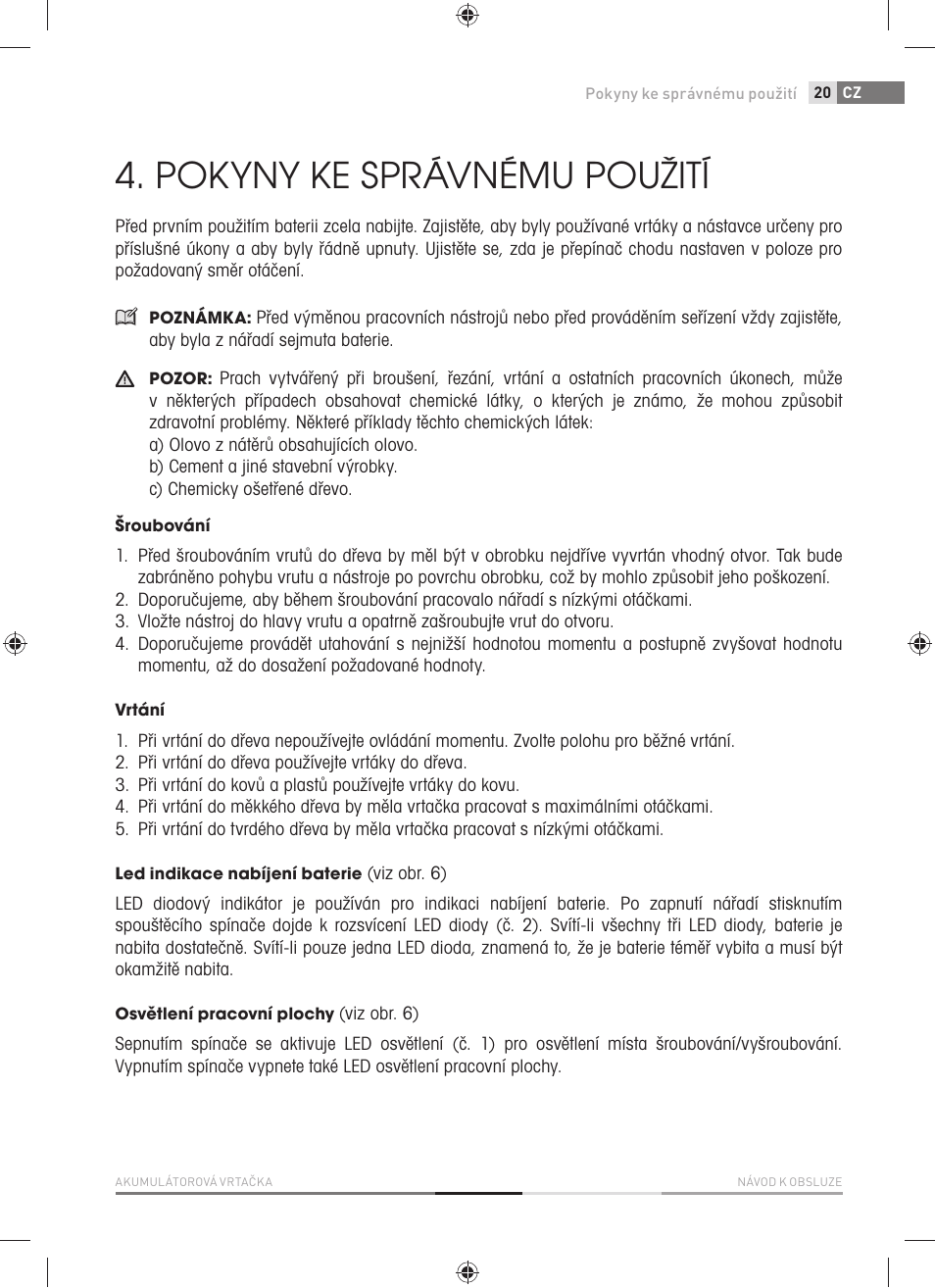 Pokyny ke správnému použití | Fieldmann FDV 1001-A User Manual | Page 21 / 100