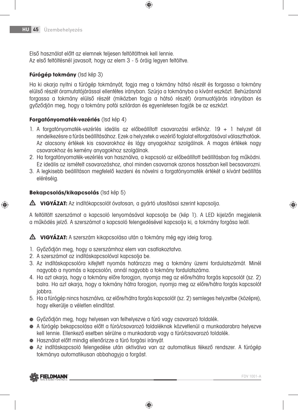 Fieldmann FDV 1001-A User Manual | Page 46 / 100