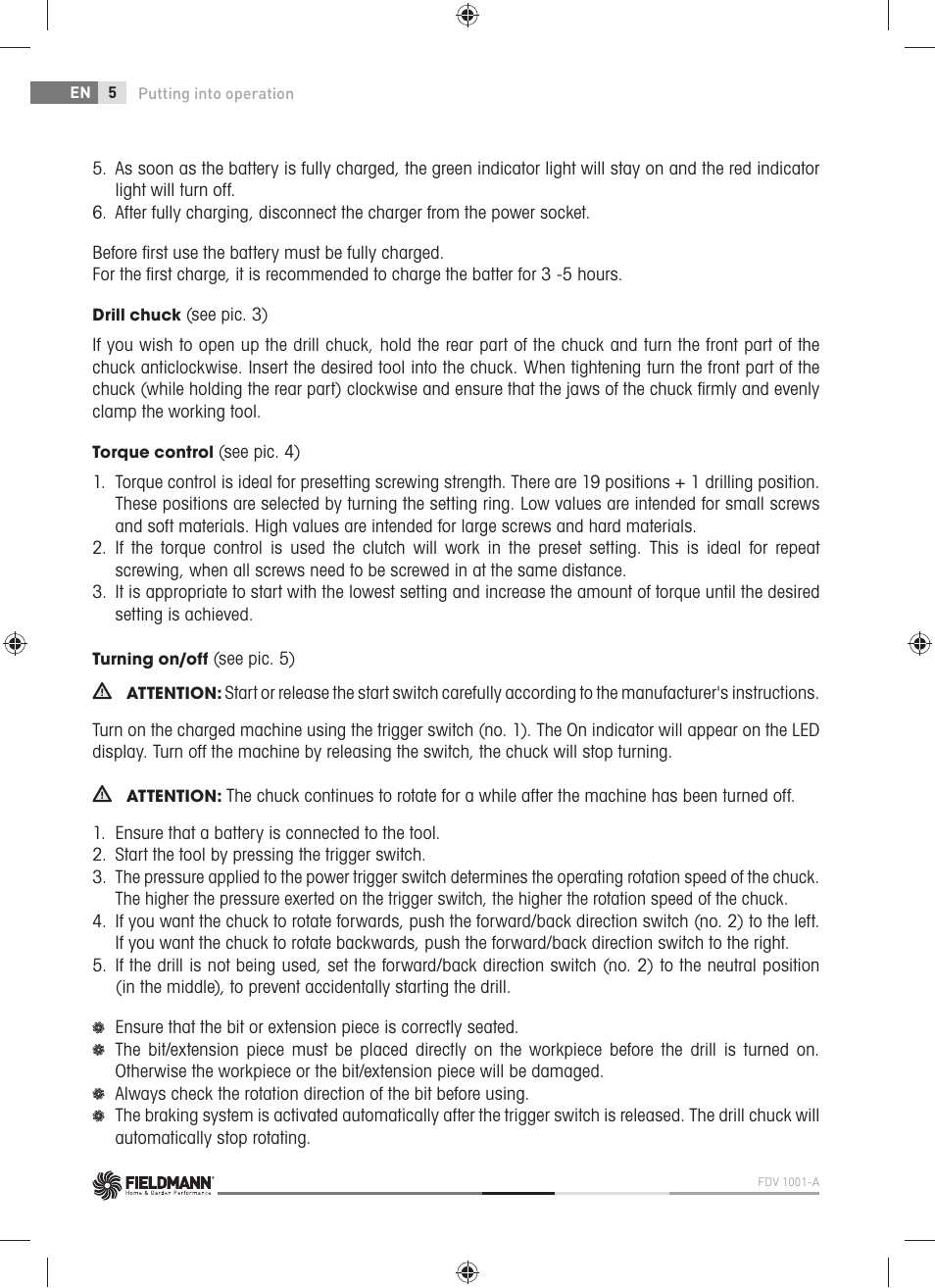 Fieldmann FDV 1001-A User Manual | Page 6 / 100