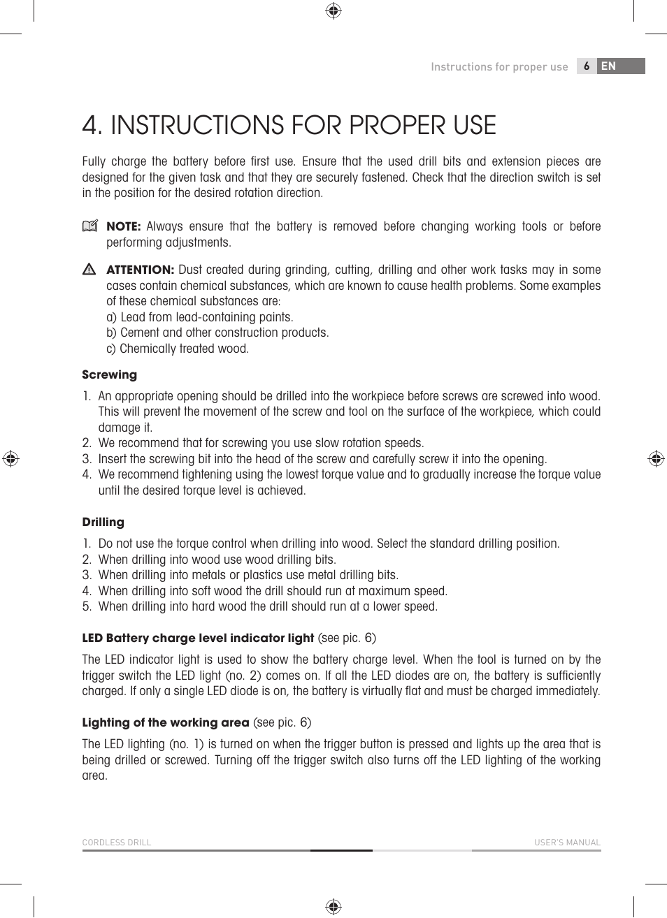 Instructions for proper use | Fieldmann FDV 1001-A User Manual | Page 7 / 100