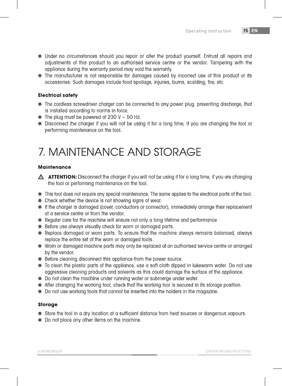 Fieldmann FDS 1012-A User Manual | Page 15 / 102