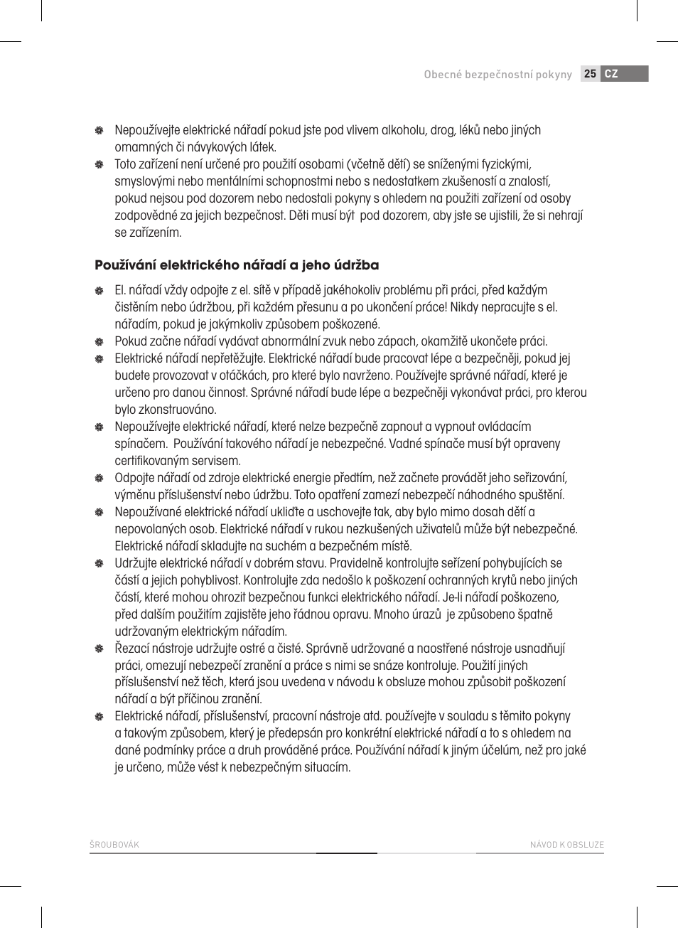 Fieldmann FDS 1012-A User Manual | Page 25 / 102