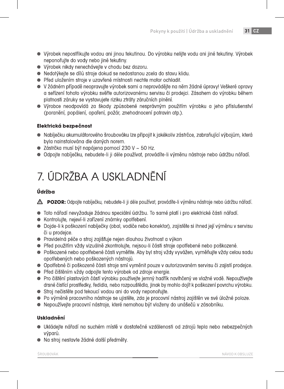 Fieldmann FDS 1012-A User Manual | Page 31 / 102