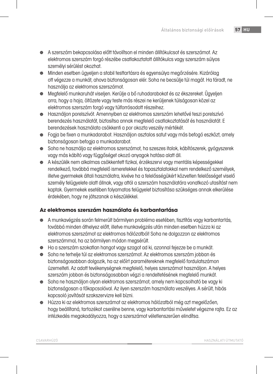 Fieldmann FDS 1012-A User Manual | Page 57 / 102