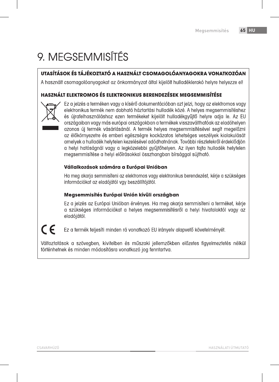 Fieldmann FDS 1012-A User Manual | Page 65 / 102