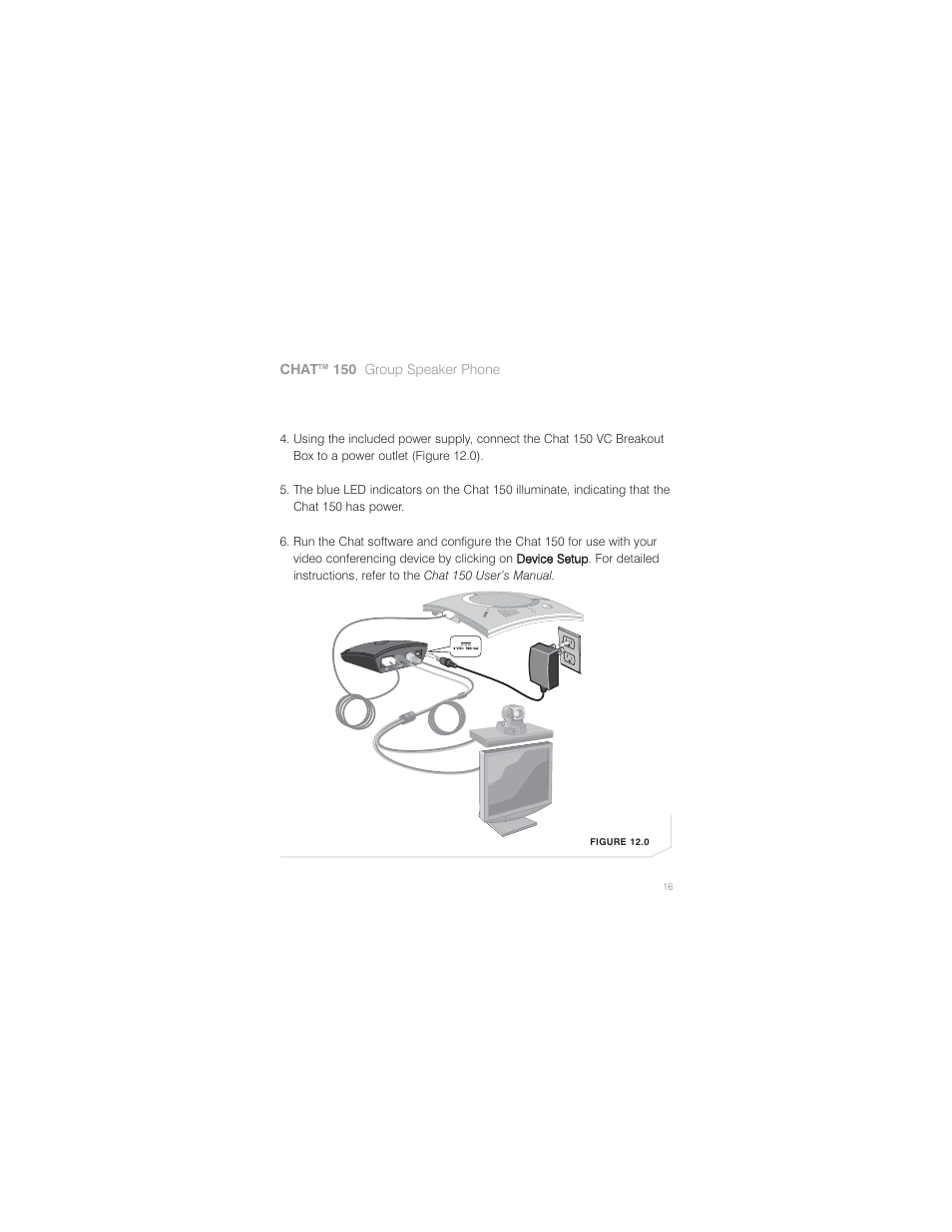 ClearOne comm CHATTM 150 User Manual | Page 18 / 22