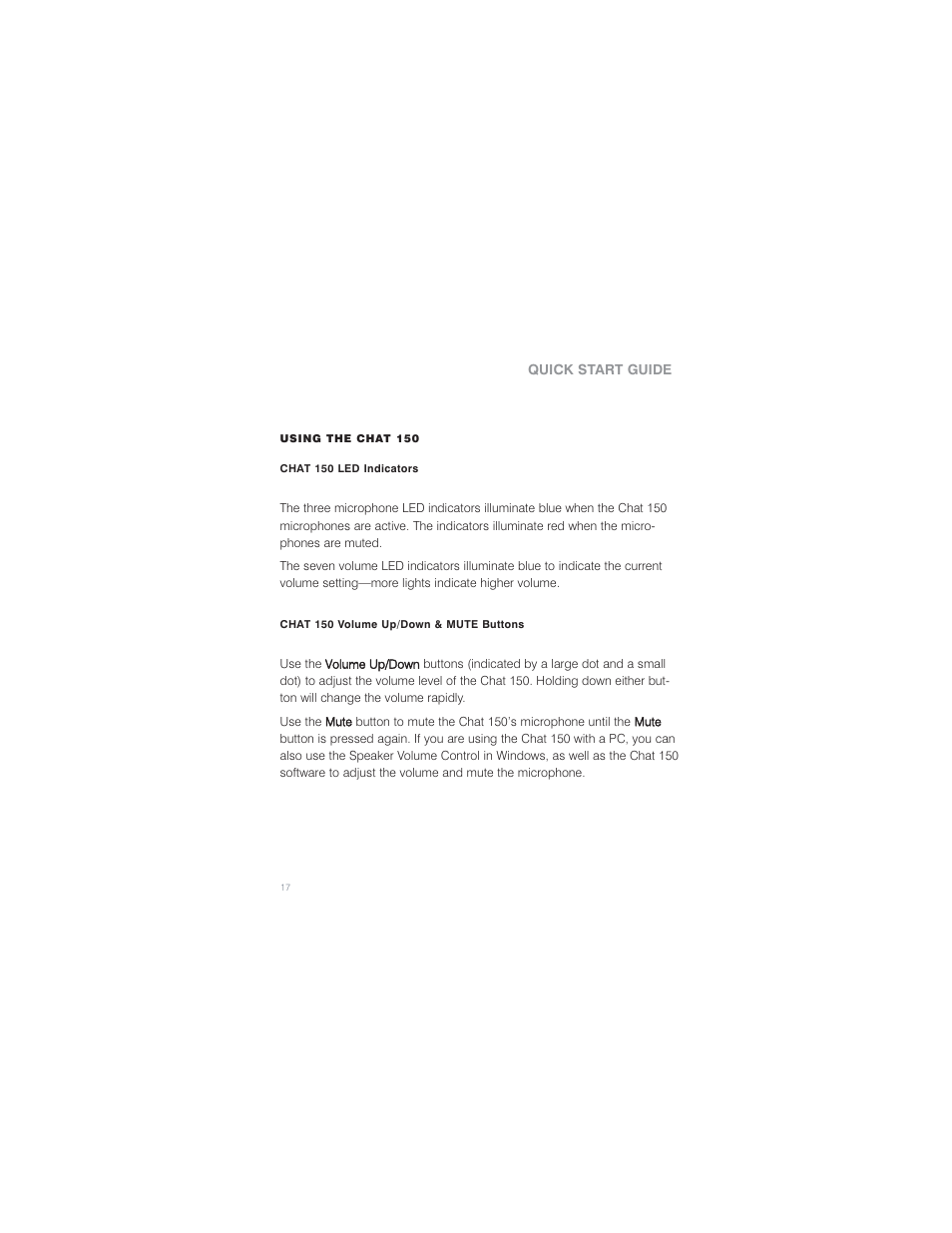 ClearOne comm CHATTM 150 User Manual | Page 19 / 22