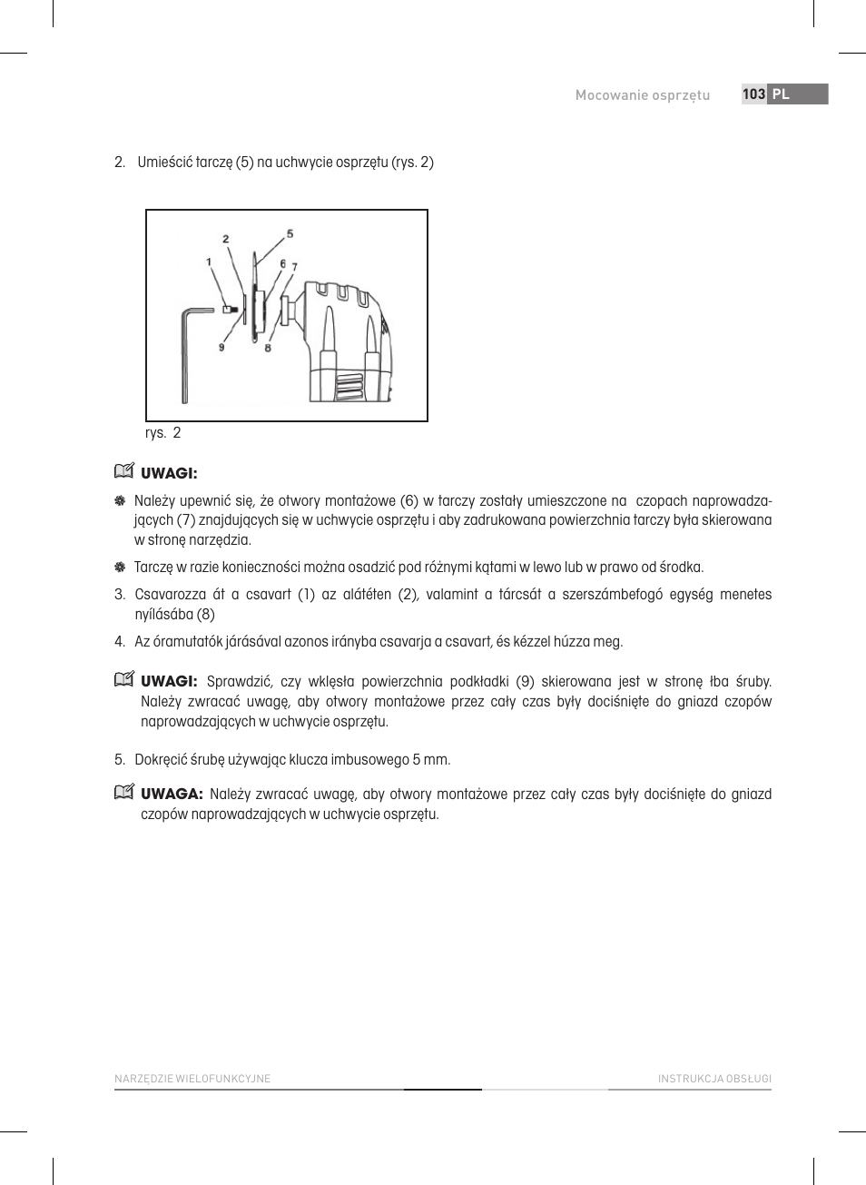Fieldmann FDB 2005-E User Manual | Page 103 / 138