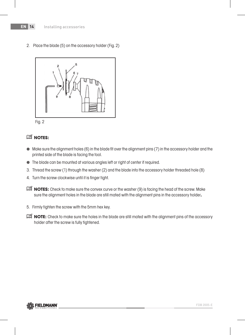Fieldmann FDB 2005-E User Manual | Page 14 / 138