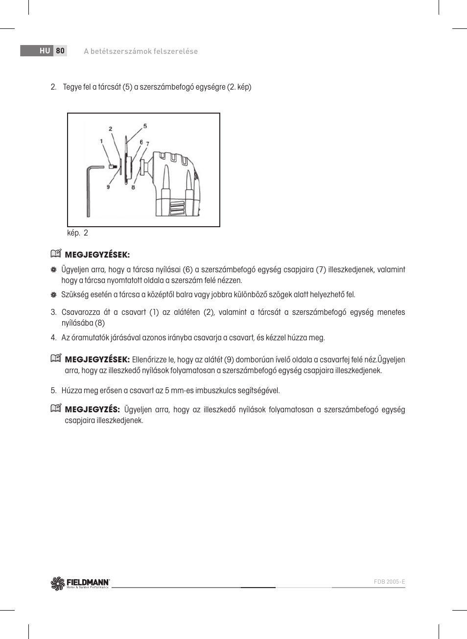 Fieldmann FDB 2005-E User Manual | Page 80 / 138