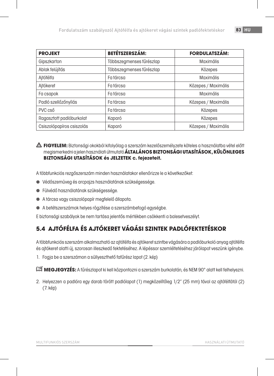 Fieldmann FDB 2005-E User Manual | Page 83 / 138