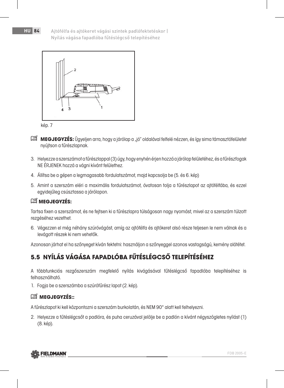 Fieldmann FDB 2005-E User Manual | Page 84 / 138