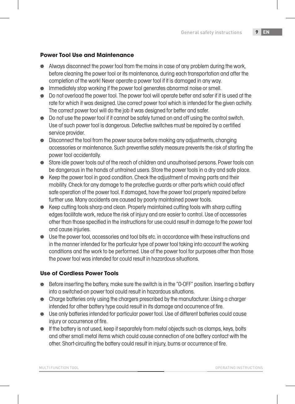 Fieldmann FDB 2005-E User Manual | Page 9 / 138