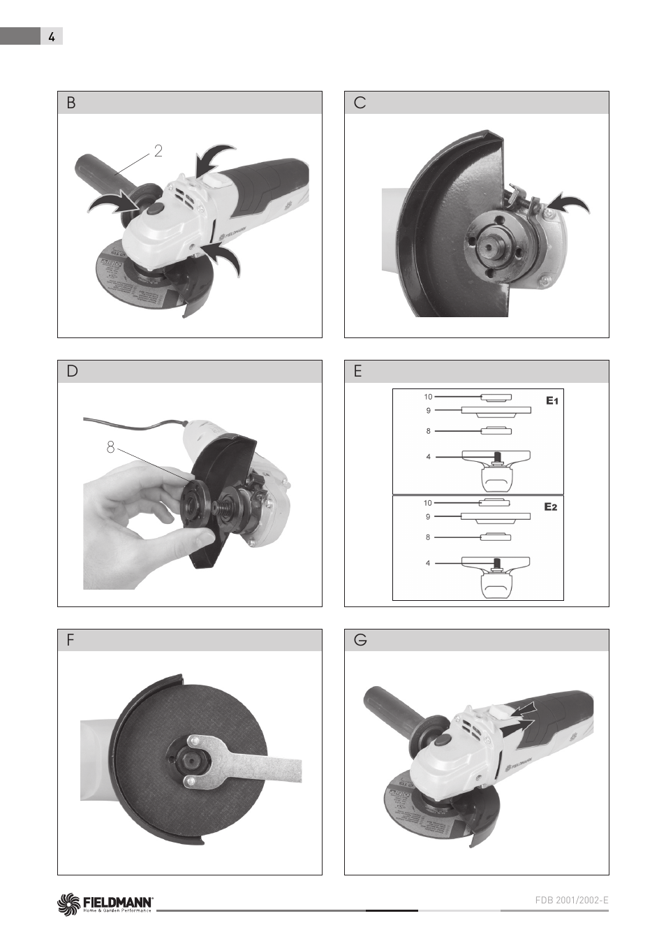 Fieldmann FDB 2002-E User Manual | Page 4 / 96