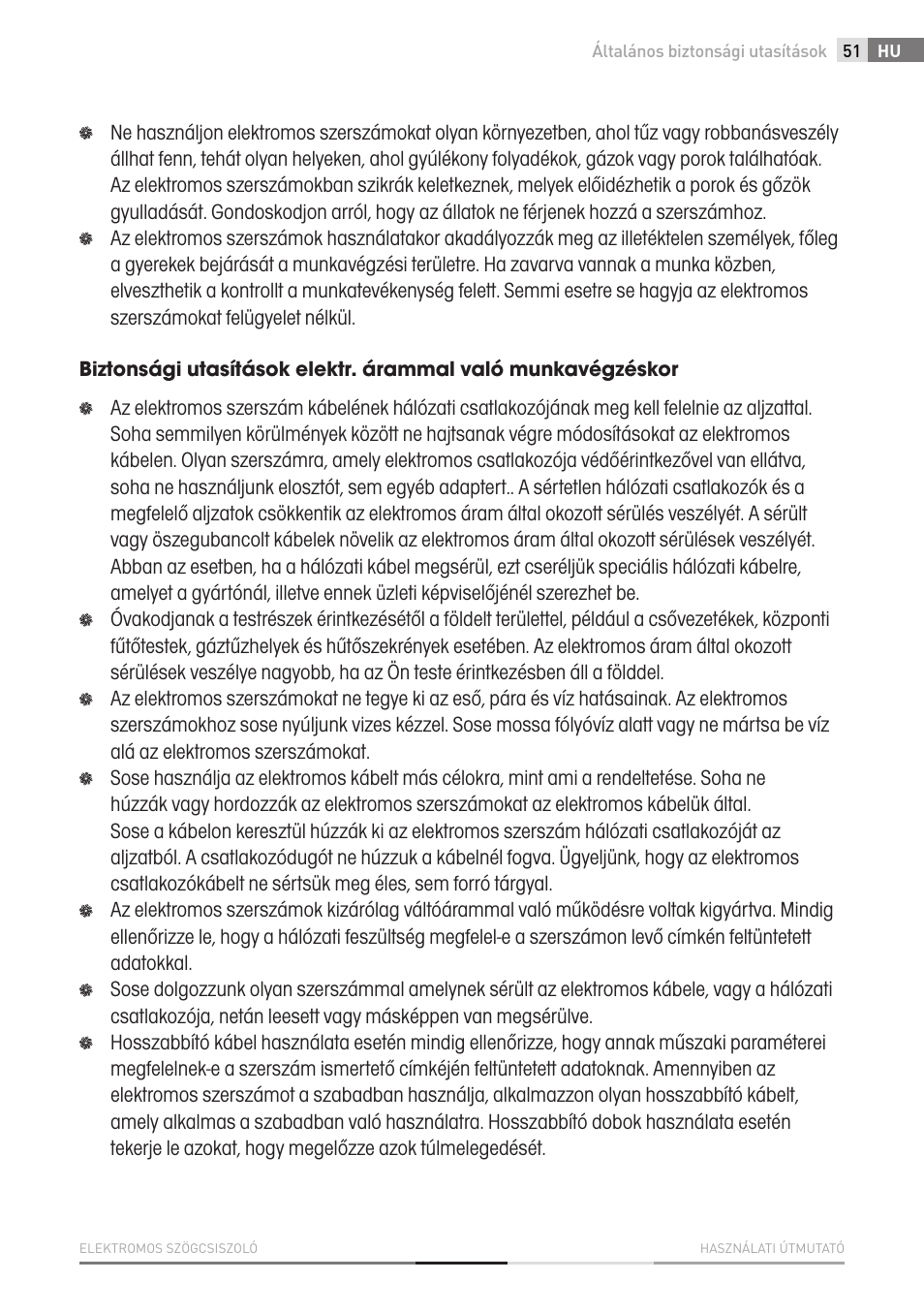 Fieldmann FDB 2002-E User Manual | Page 51 / 96