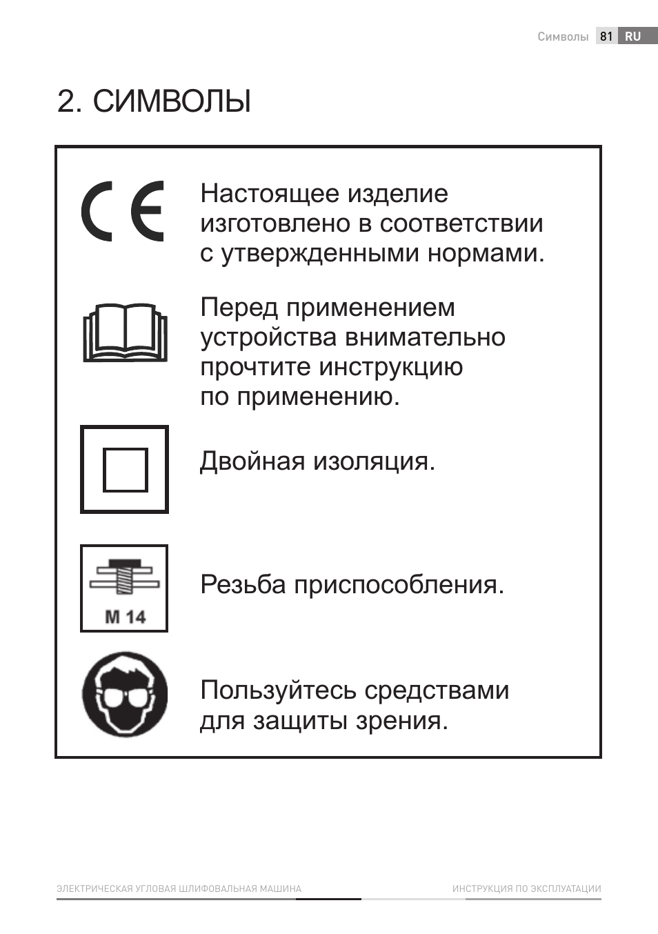 Символы | Fieldmann FDB 2002-E User Manual | Page 81 / 96