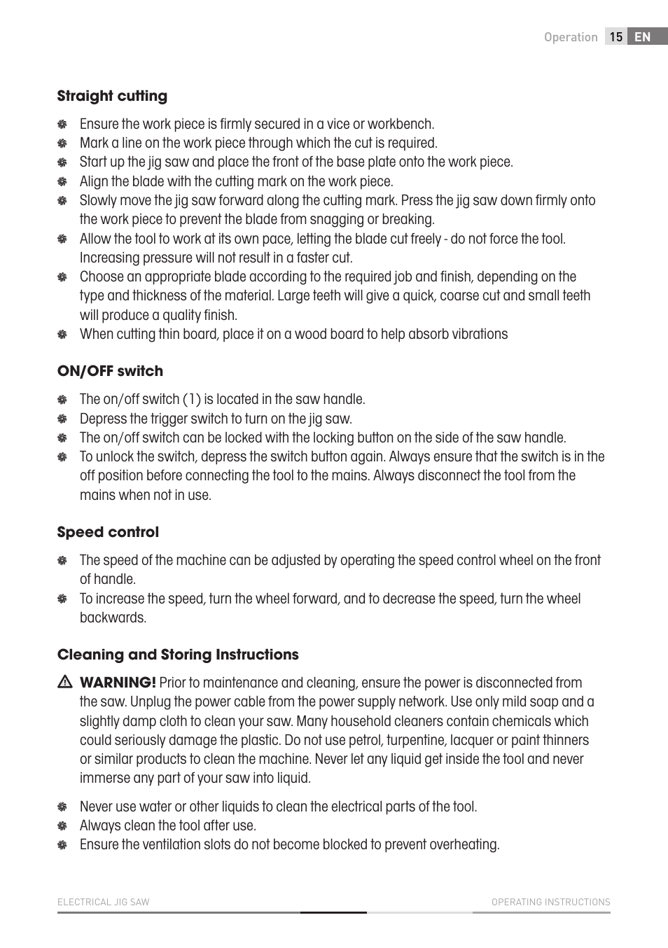 Fieldmann FDP 2002-E User Manual | Page 15 / 102