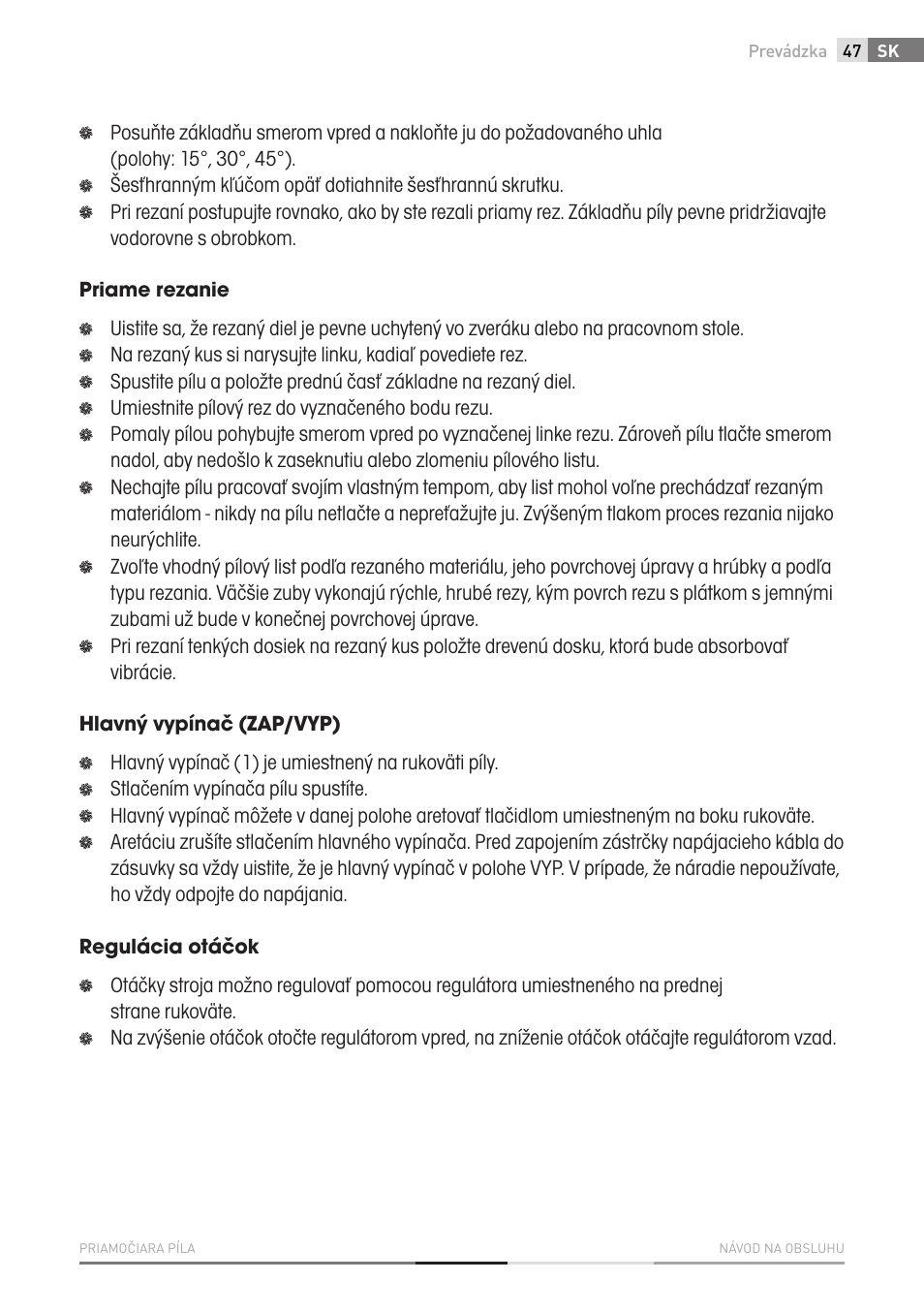 Fieldmann FDP 2002-E User Manual | Page 47 / 102