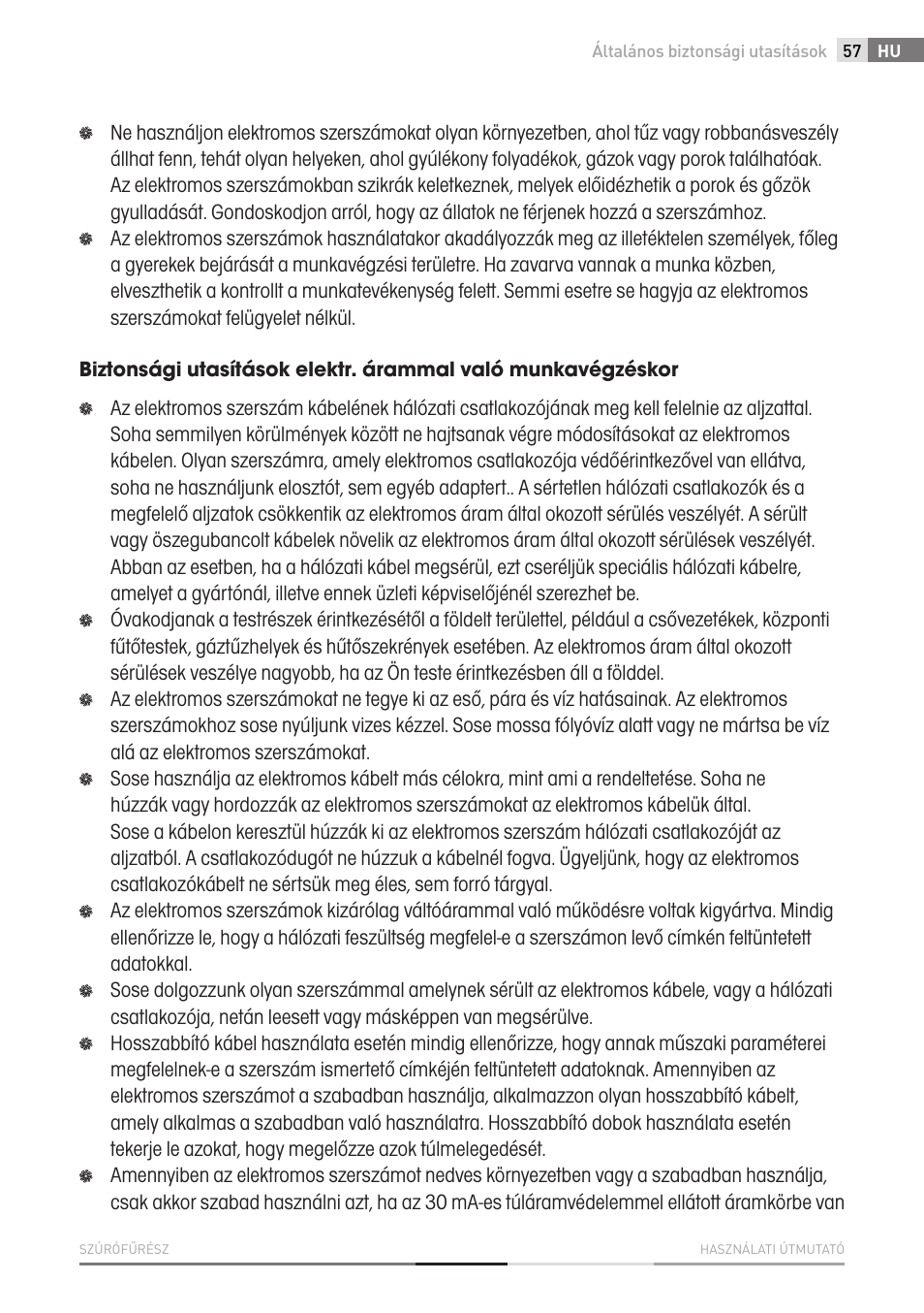 Fieldmann FDP 2002-E User Manual | Page 57 / 102