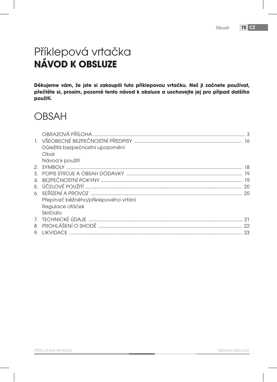 Fieldmann FDV 2003-E User Manual | Page 15 / 64