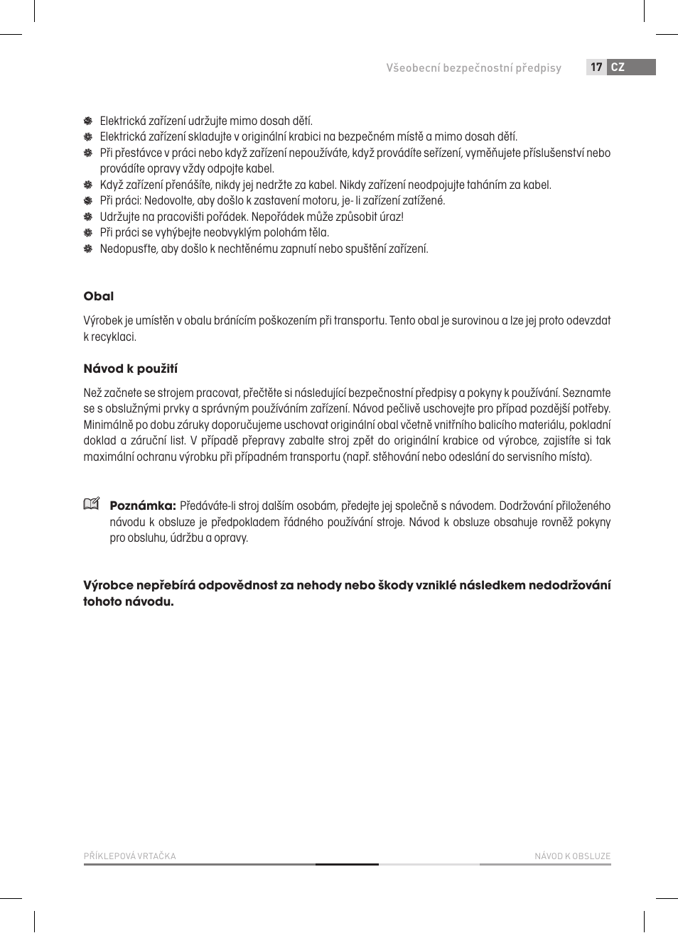 Fieldmann FDV 2003-E User Manual | Page 17 / 64