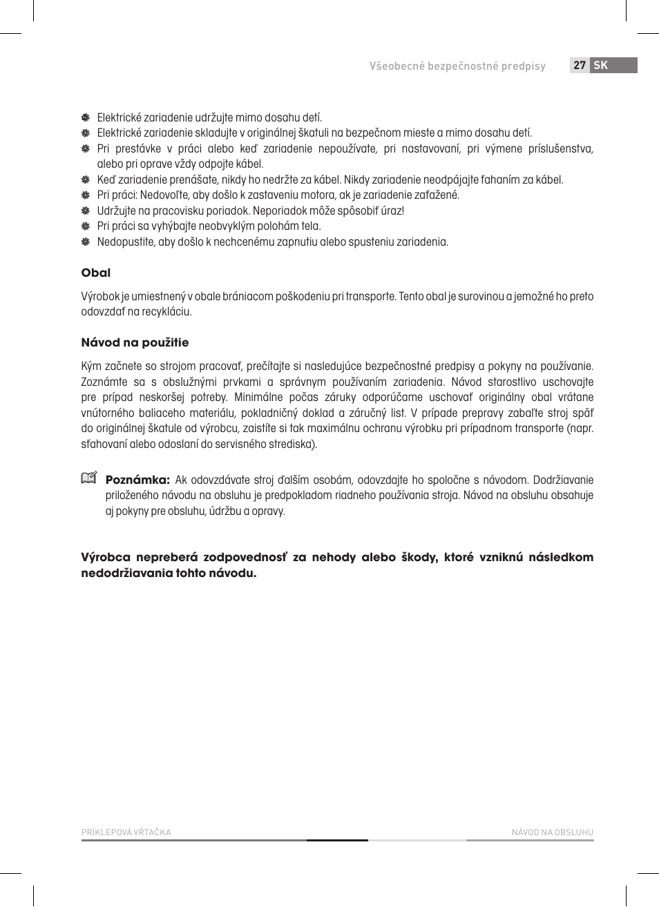 Fieldmann FDV 2003-E User Manual | Page 27 / 64