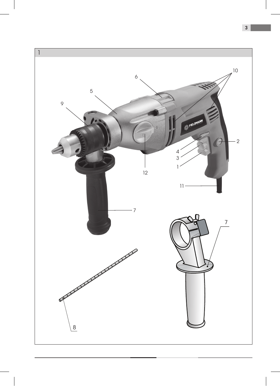 Fieldmann FDV 2003-E User Manual | Page 3 / 64