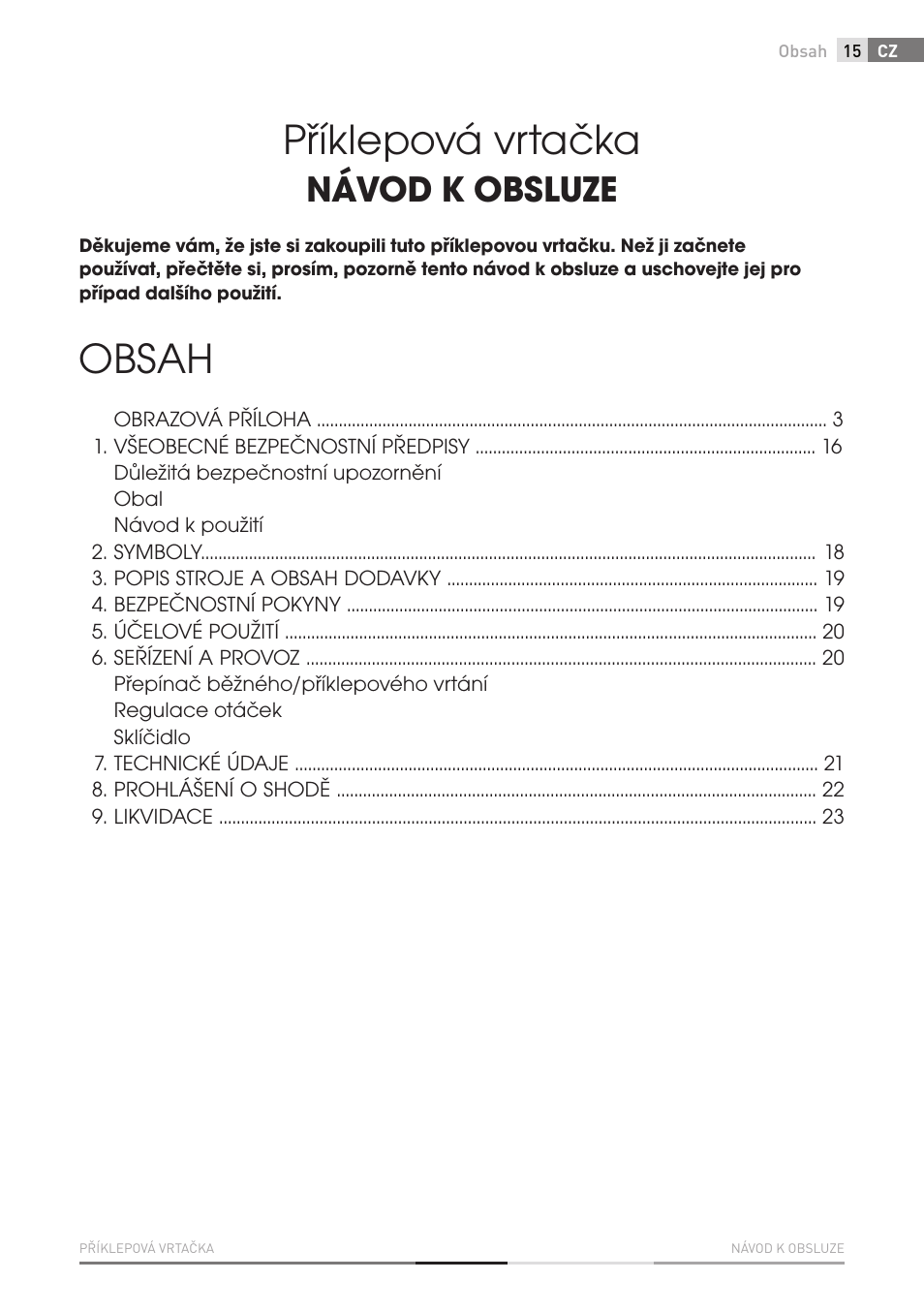 Fieldmann FDV 2002-E User Manual | Page 15 / 64
