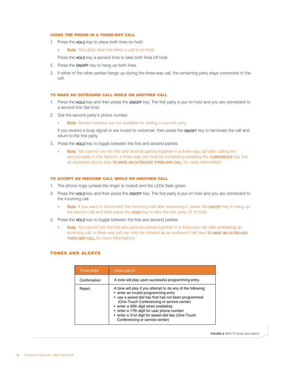 ClearOne comm MAX IP User Manual | Page 6 / 6