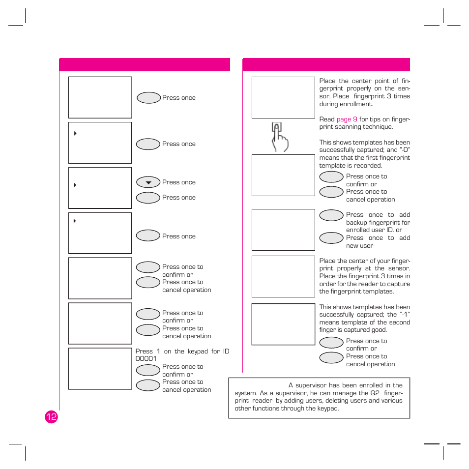 FingerTec Q2 User Manual | Page 13 / 49
