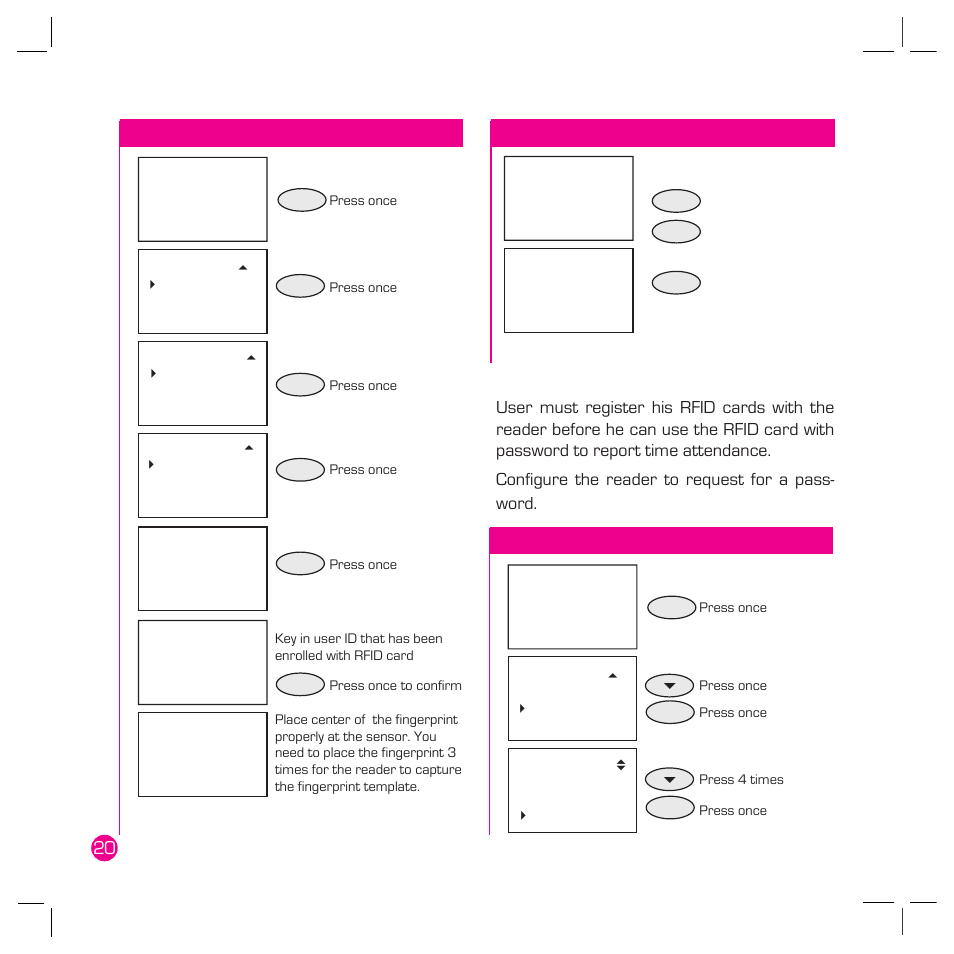 FingerTec Q2 User Manual | Page 21 / 49