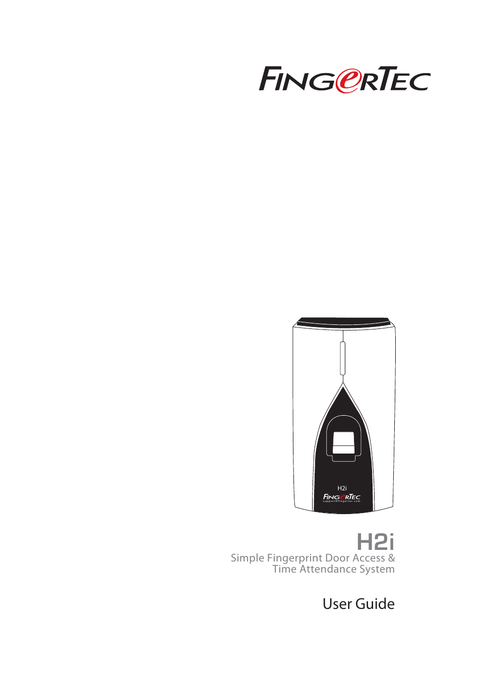 FingerTec H2i Manual User Manual | 24 pages