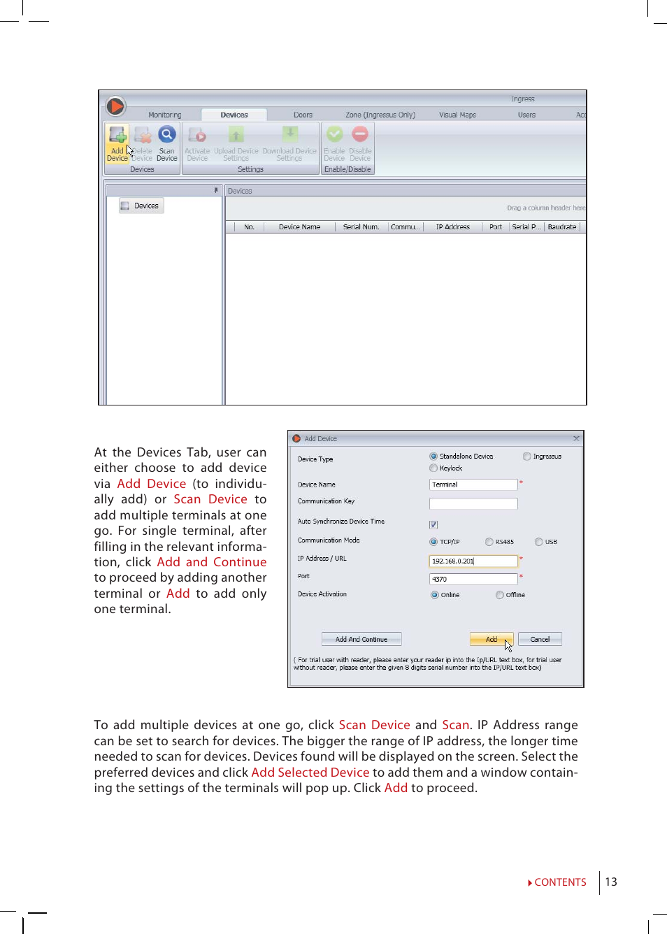 FingerTec H2i Manual User Manual | Page 13 / 24