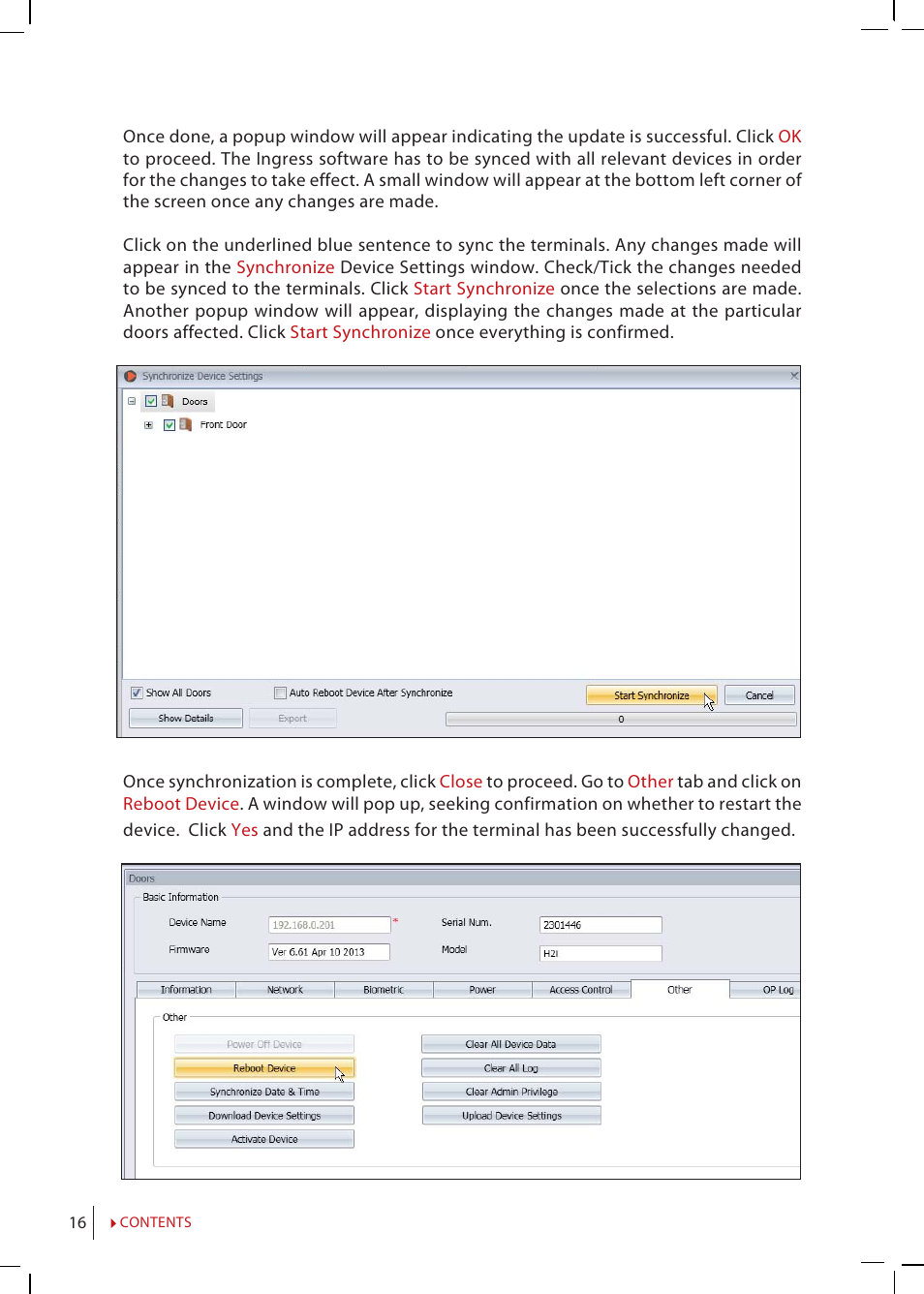 FingerTec H2i Manual User Manual | Page 16 / 24