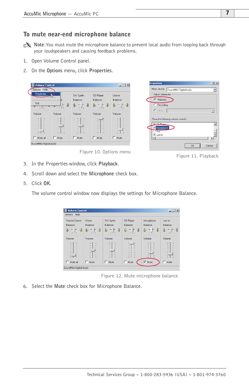 ClearOne AccuMic VC-PC User Manual | Page 10 / 20