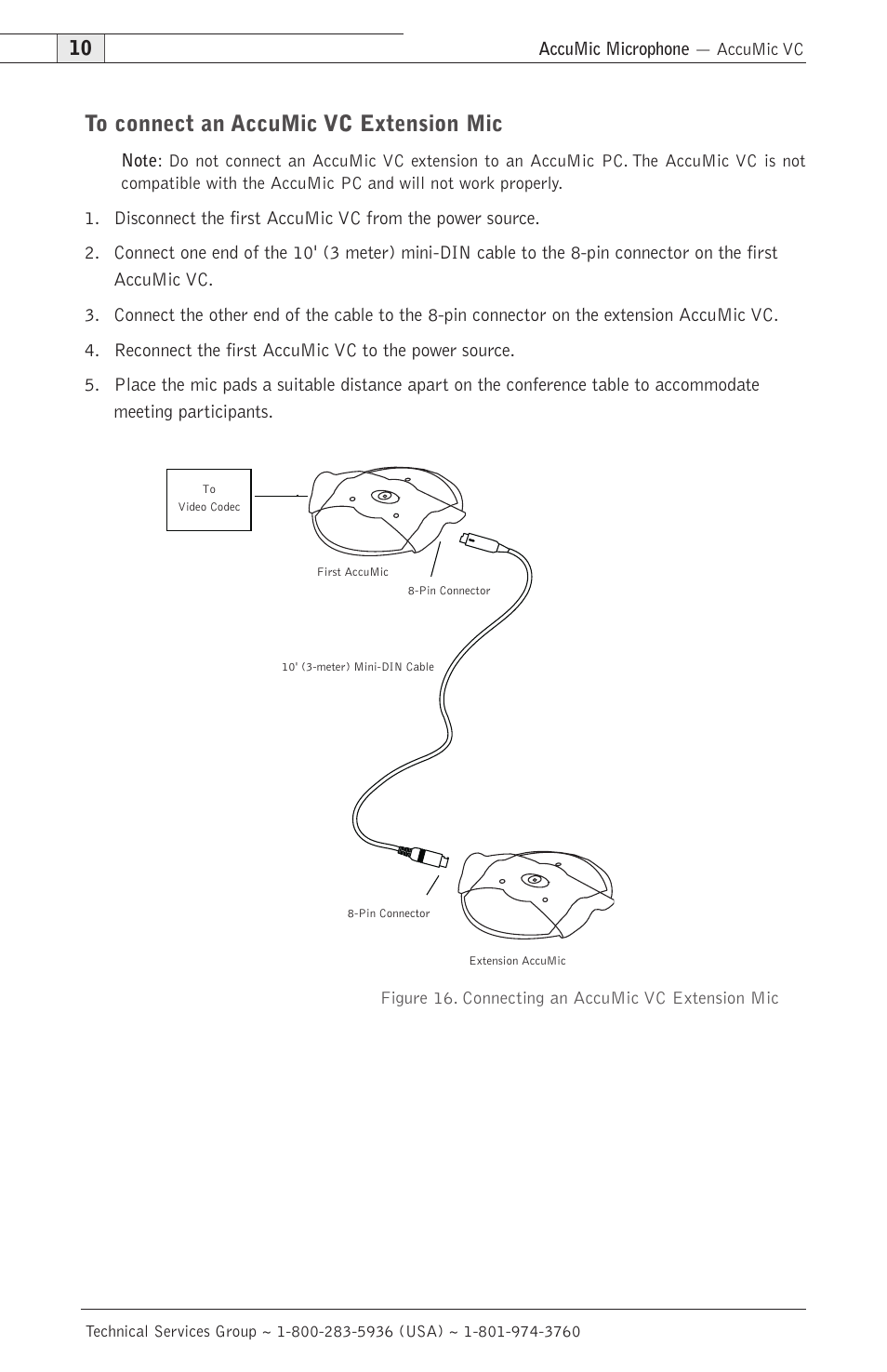 ClearOne AccuMic VC-PC User Manual | Page 13 / 20