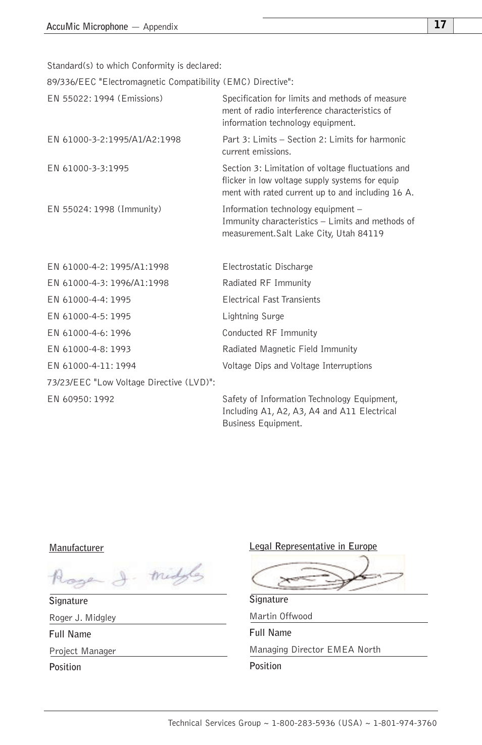 ClearOne AccuMic VC-PC User Manual | Page 20 / 20