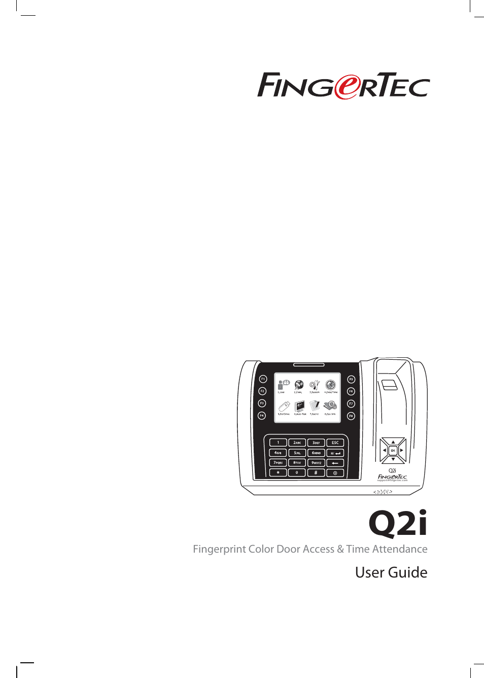FingerTec Q2i Manual User Manual | 29 pages