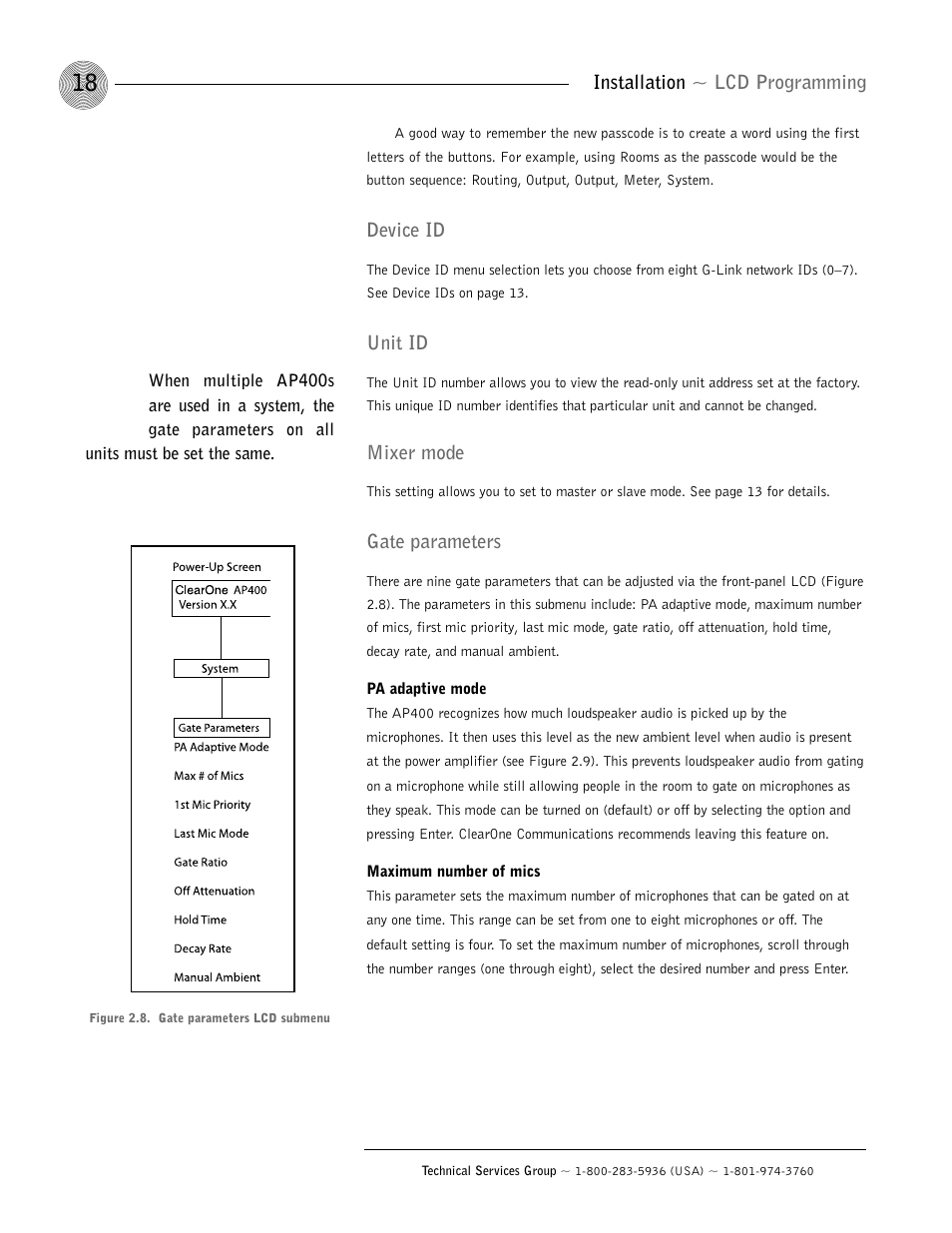 ClearOne AP400 User Manual | Page 22 / 74